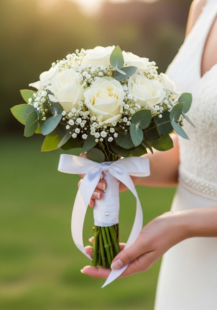Large pink lily and tulip presentation bouquet